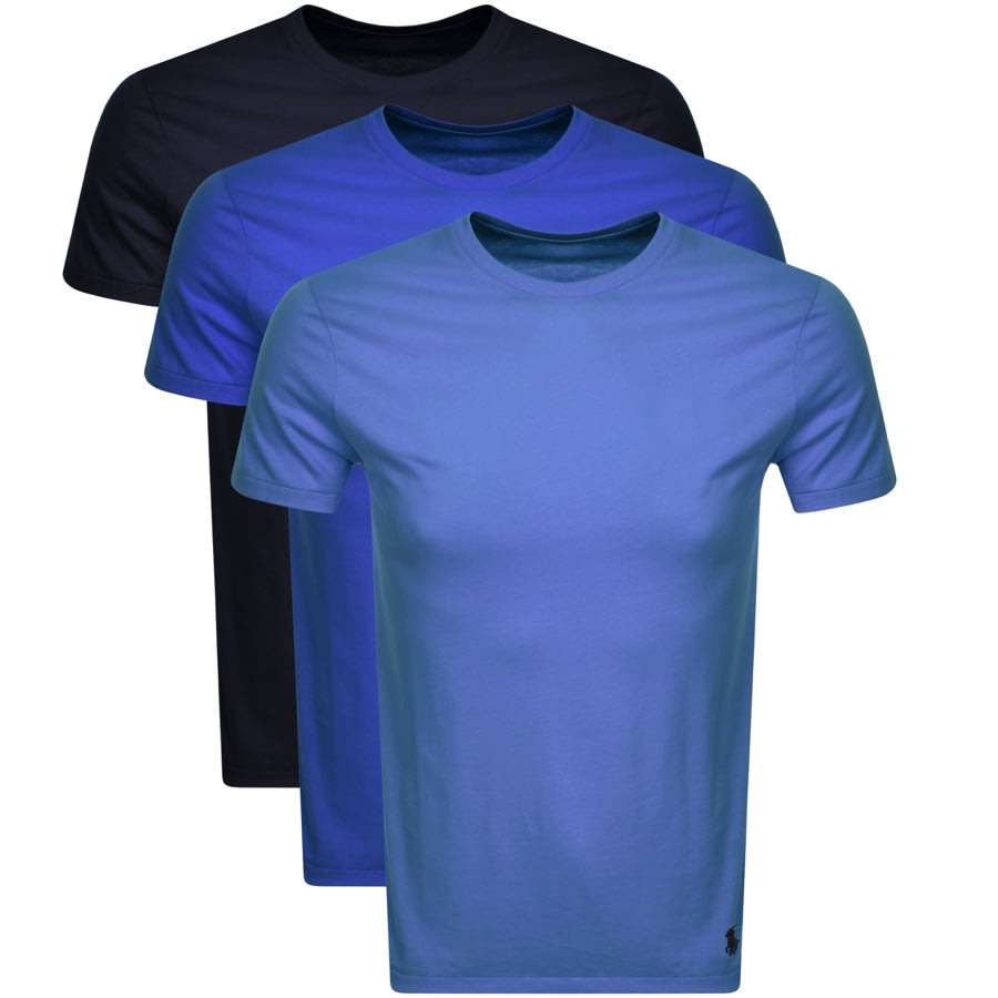Alternative Image for ProductRalph Lauren 3 Pack Crew Neck T Shirts Navy1